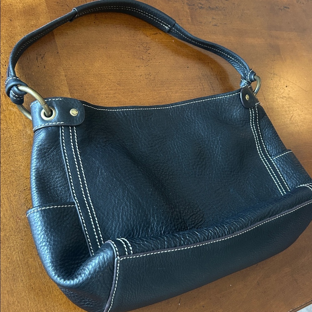 Fossil Black Leather Shoulder Bag - Picture 4 of 8